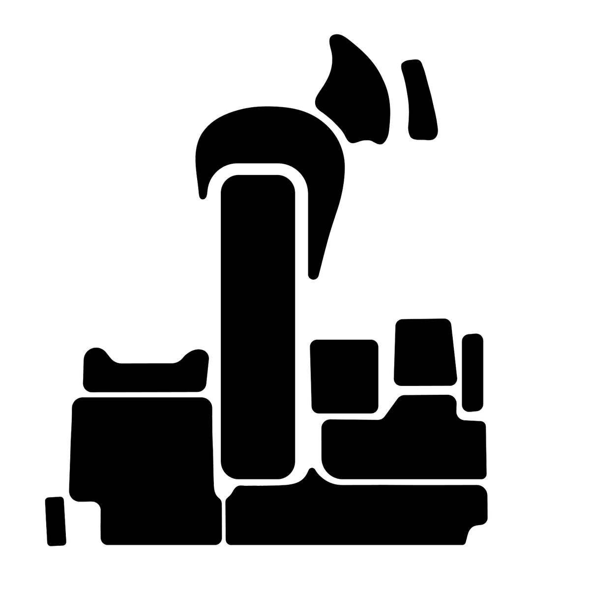 Interior Mat Kit for Sea-Doo 2000-2006 Sportster/LE/LT/LE DI, 2001 Challenger