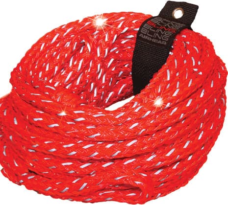 BLING TUBE ROPE 4 RIDER 4100lb 60ft, Red
