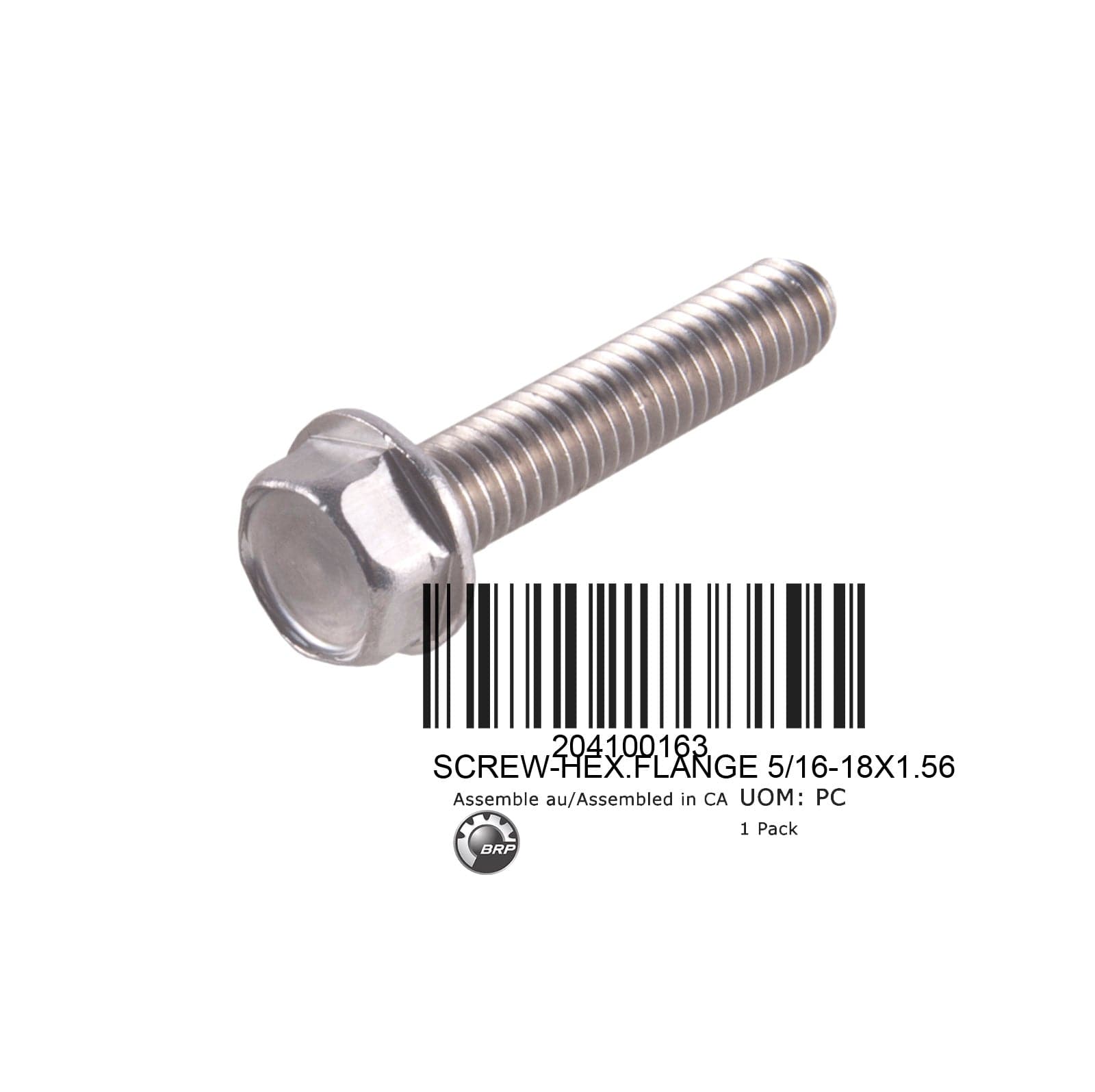 SCREW-HEX.FLANGE 5/16-18X1.56