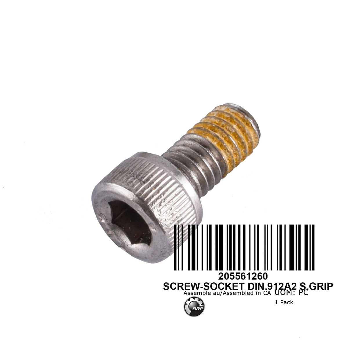 SCREW-SOCKET DIN.912A2 S.GRIP