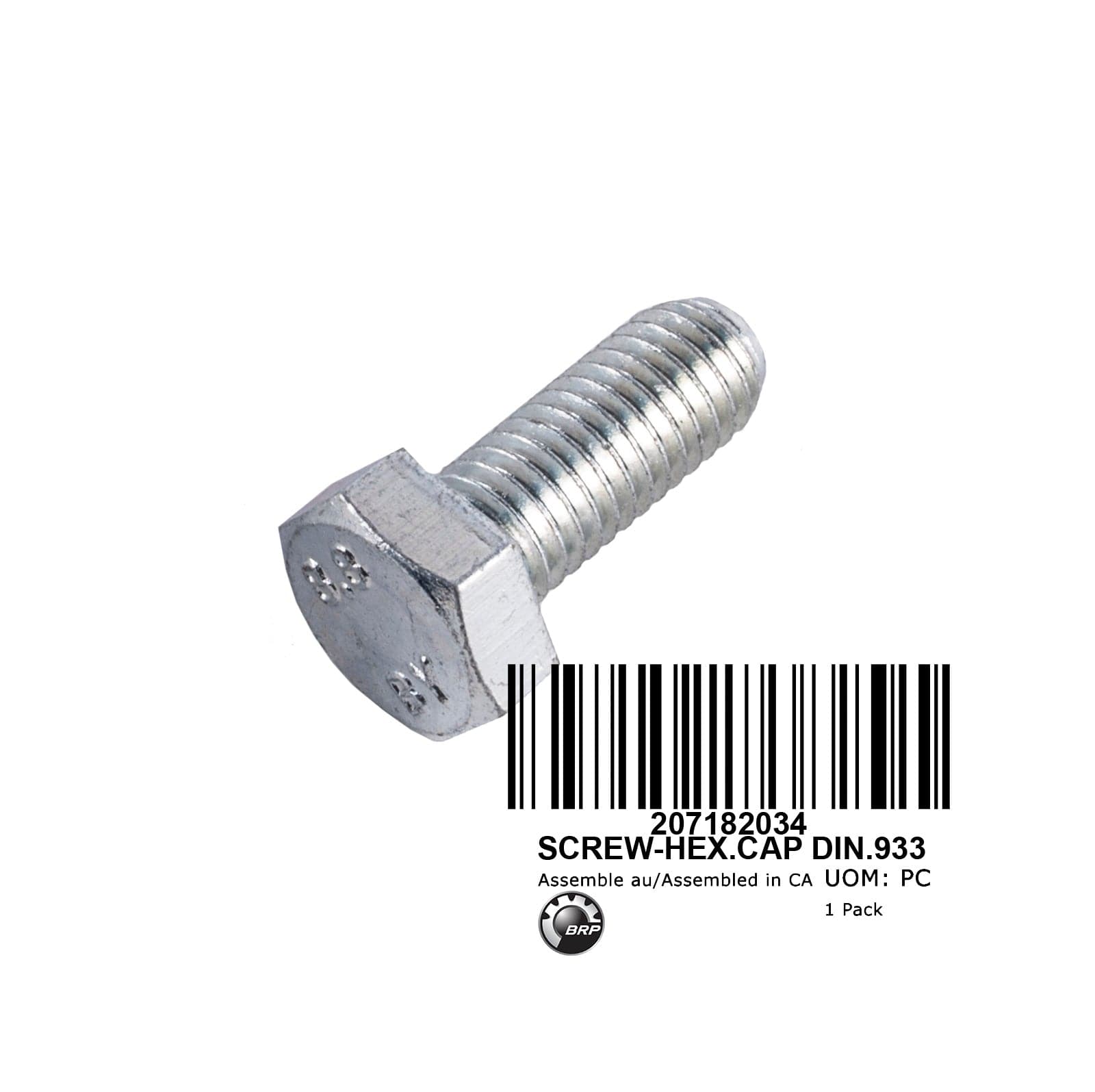 SCREW-HEX.CAP DIN.933