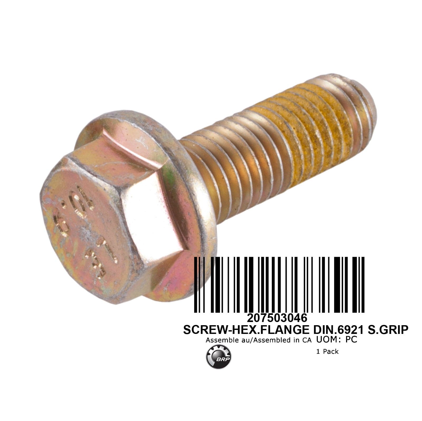 SCREW-HEX.FLANGE DIN.6921 S.GRIP