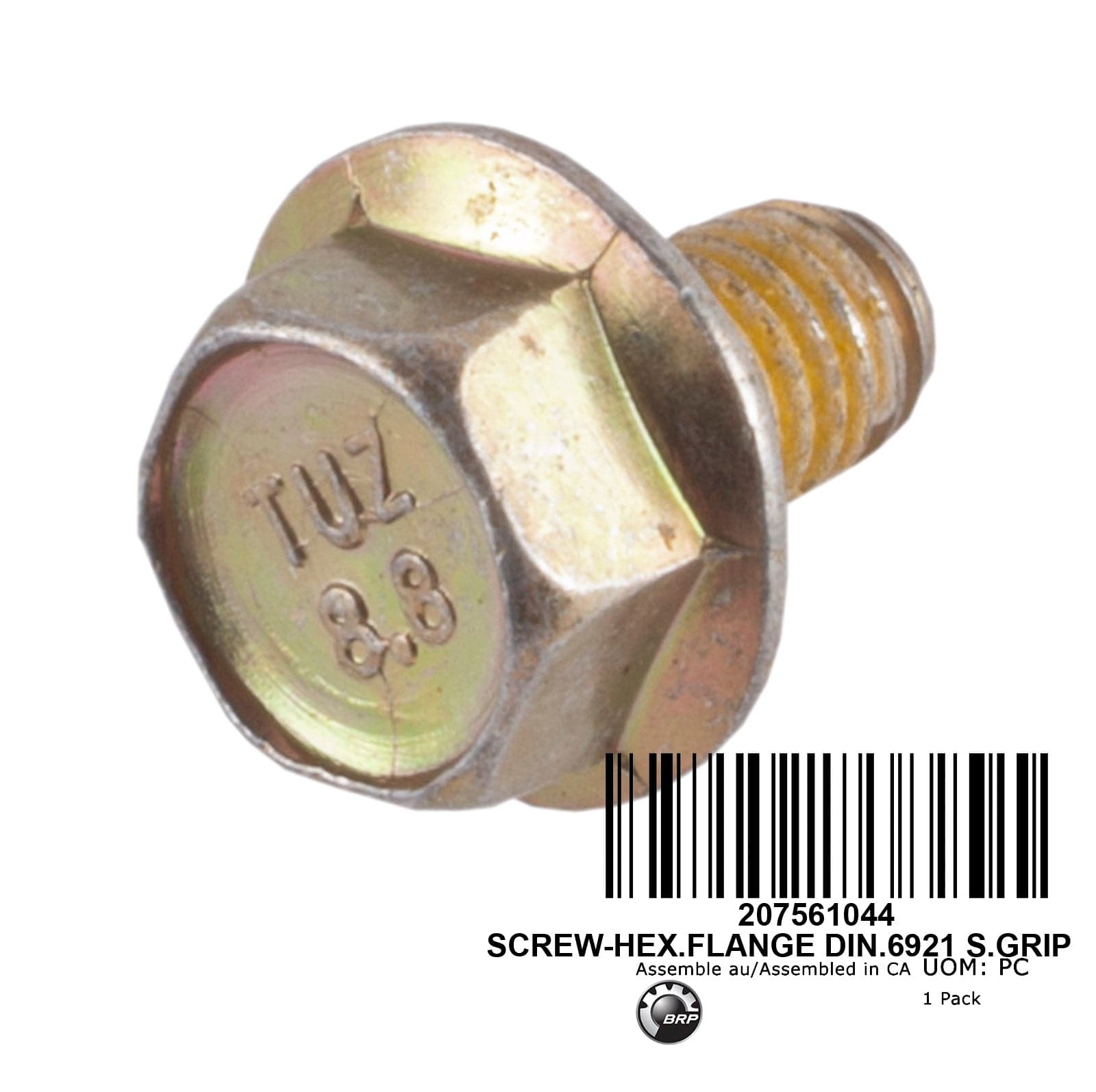 SCREW-HEX.FLANGE DIN.6921 S.GRIP