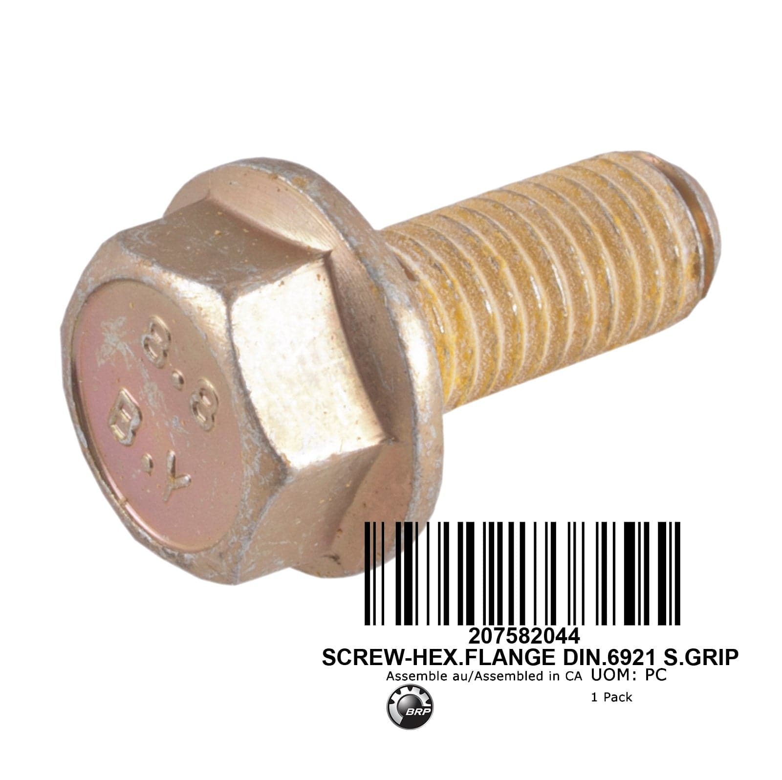 SCREW-HEX.FLANGE DIN.6921 S.GRIP