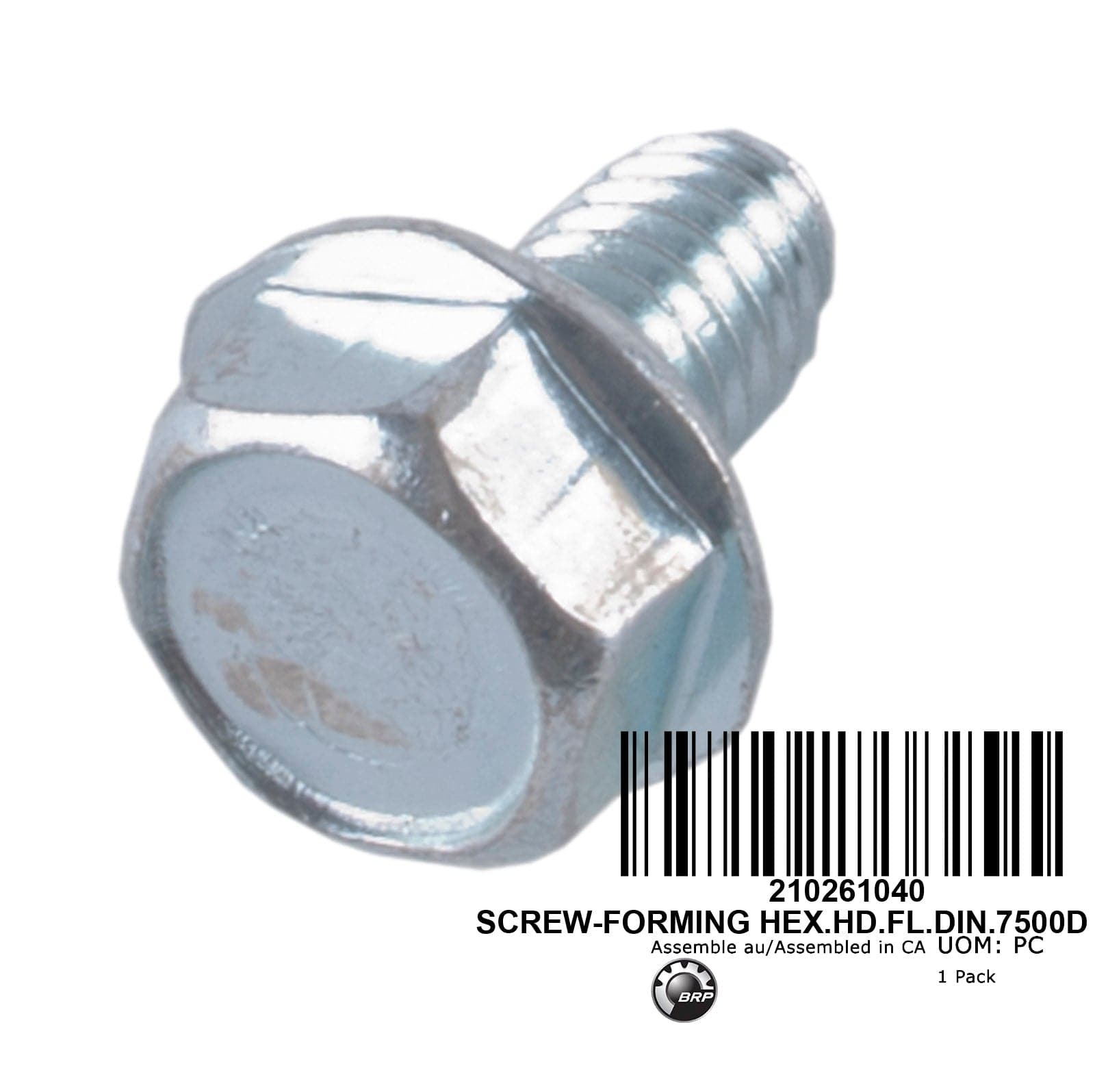 SCREW-FORMING HEX.HD.FL.DIN.7500D