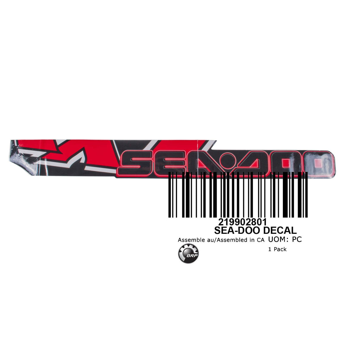RH SEA DOO DULL DECAL VINTAGE