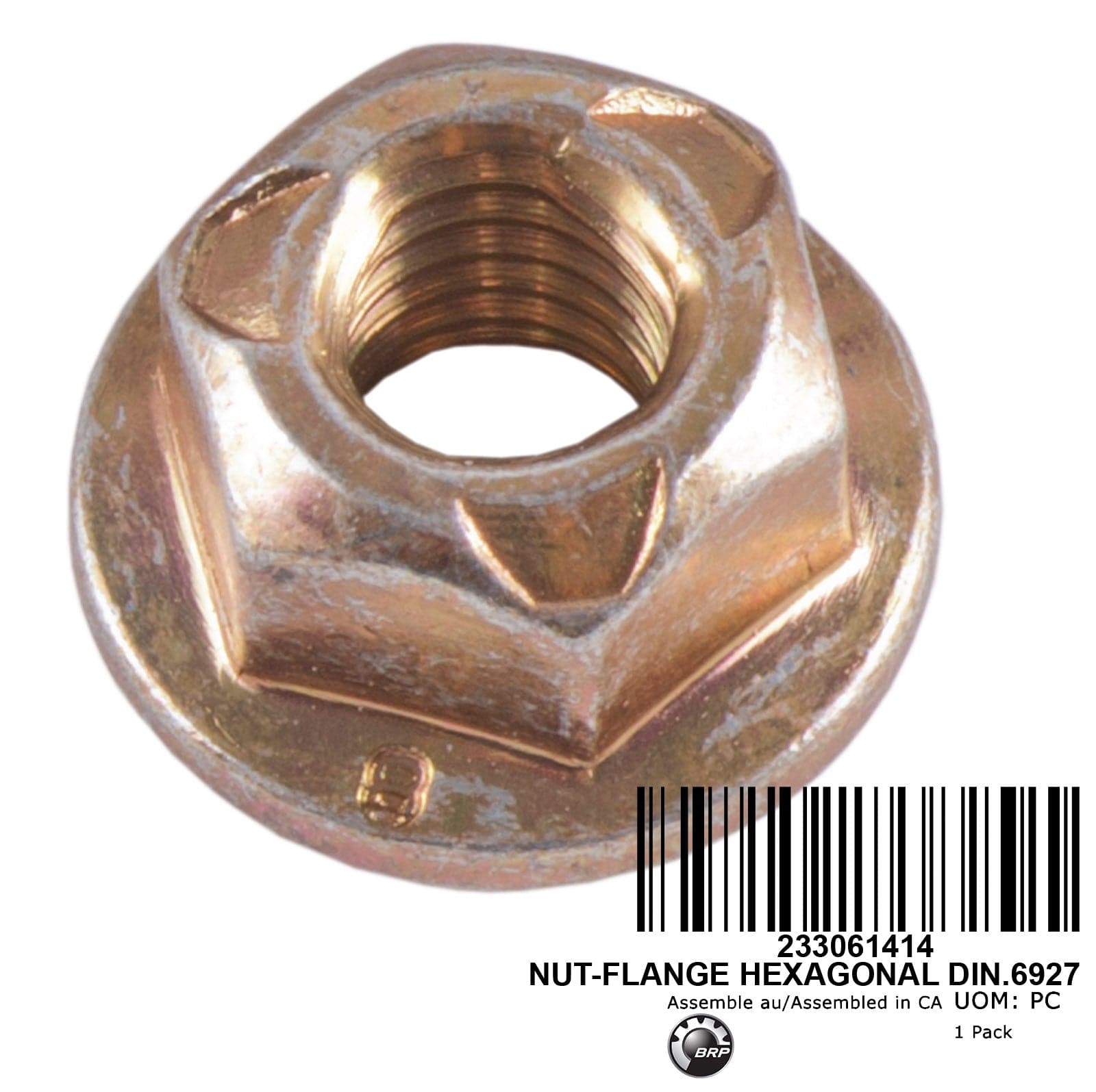 NUT-FLANGE HEXAGONAL DIN.6927