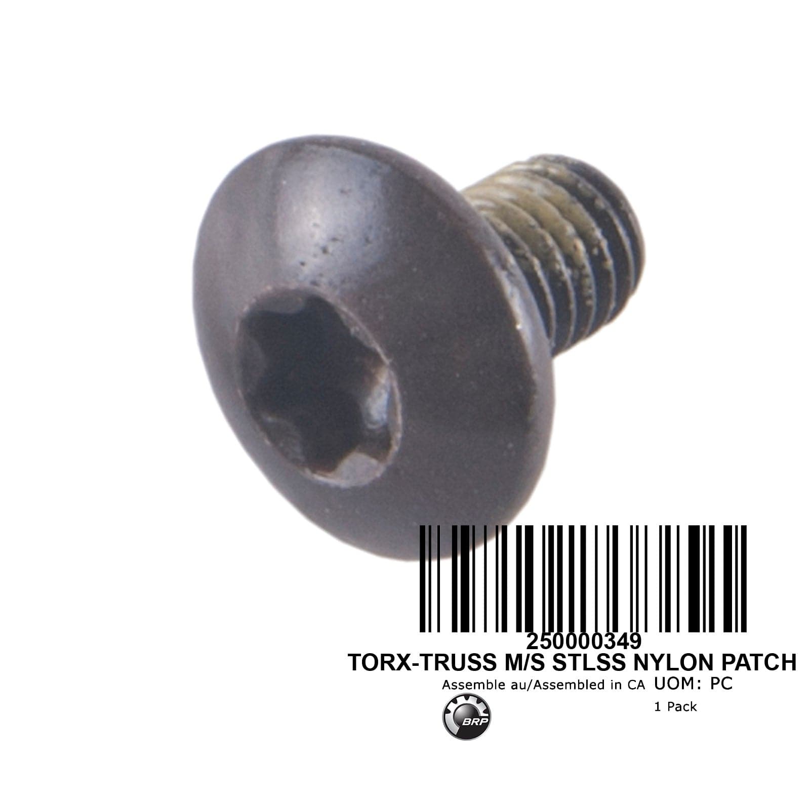 TORX-TRUSS TO M/S STLSS TO NYLON PATCH