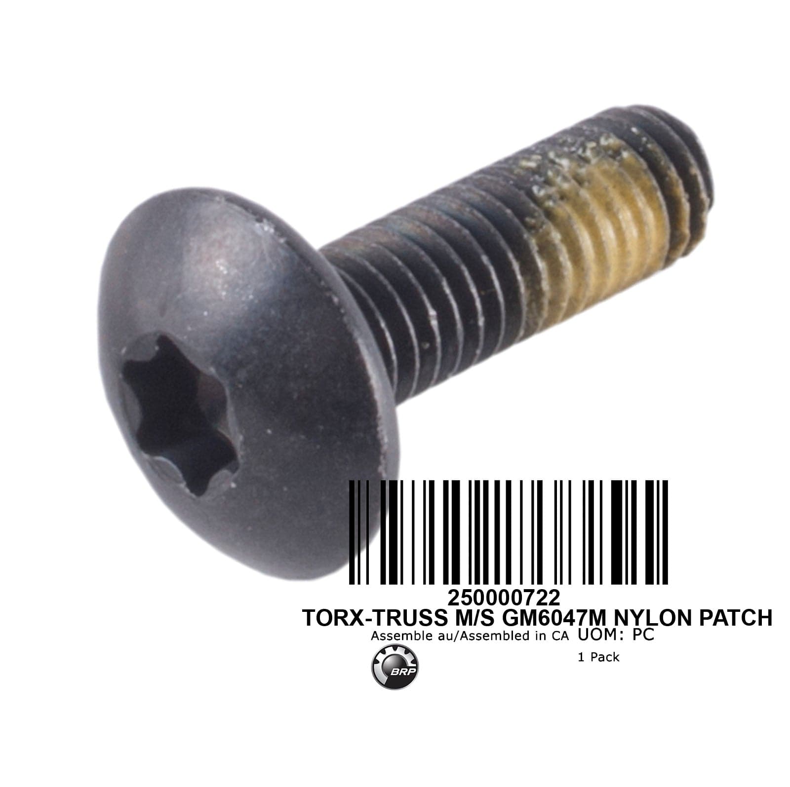 TORX-TRUSS M/S GM6047M NYLON PATCH