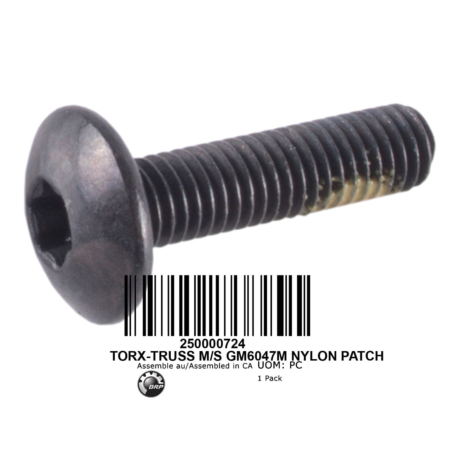 TORX-TRUSS M/S GM6047M NYLON PATCH