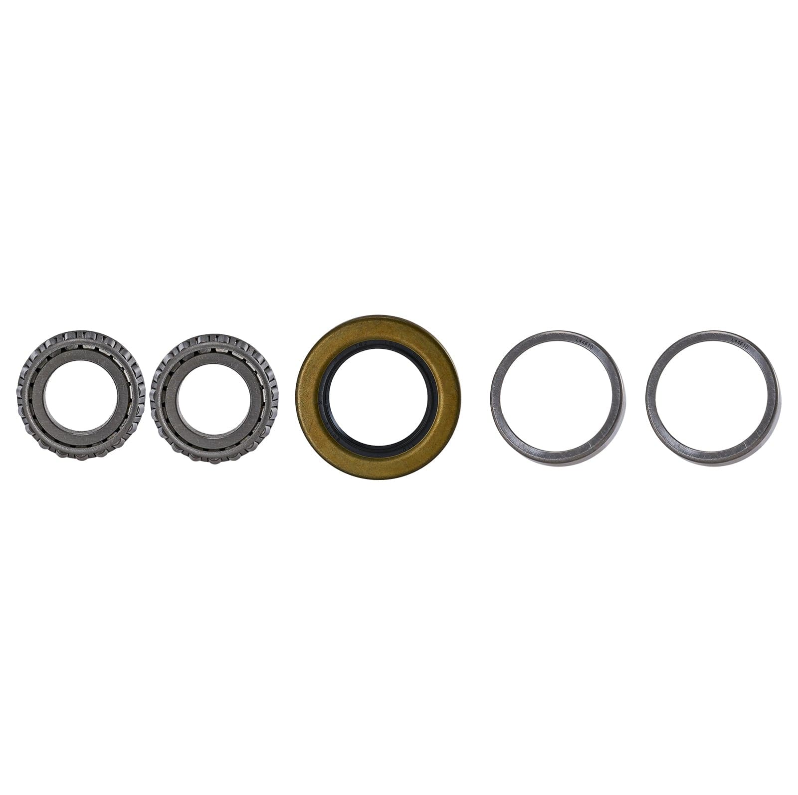 Trailer wheel bearing and seal kit for 1" spindle