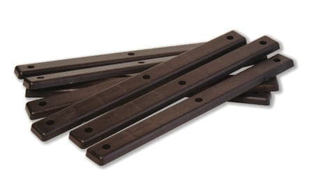 Tie Down Bunk Slicks 1-3/4X17&quot; 8 pieces (plastic)&quot;