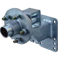 Tie Down Spare Tire Carrier with Removable Hub