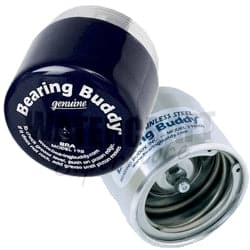 Chrome Bearing Buddy with Bra, 1980