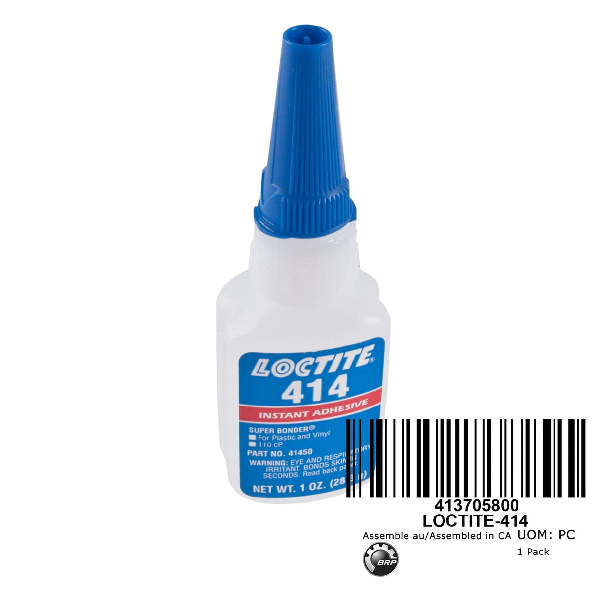 Loctite 414 Super Bonder Instant Adhesive - 1 oz. Bottle