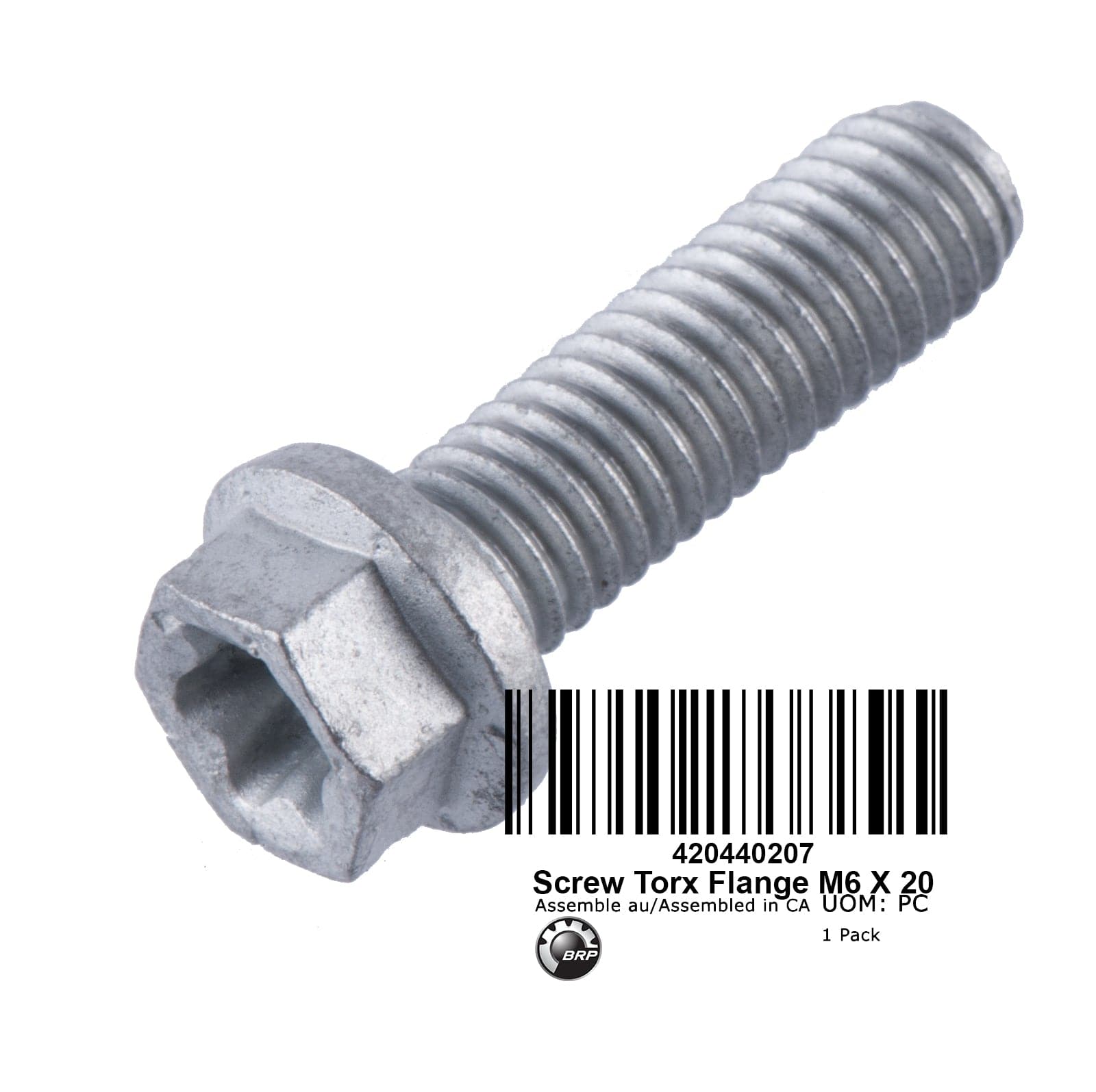 SCREW TORX FLANGE M6 X 20