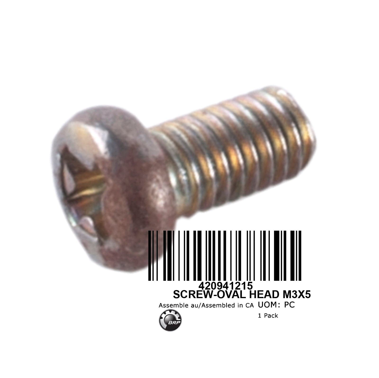 SCREW-OVAL HEAD M3X5