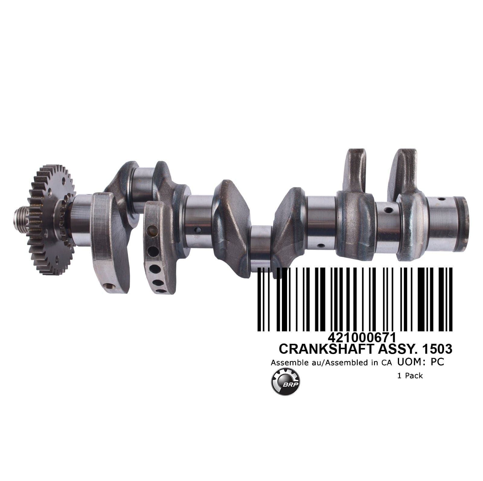 CRANKSHAFT ASSY. 1503 PLEASE NOTES