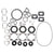 Kawasaki Complete Gasket Kit 1200 Ultra 150/STX-R/1200 STX 1999 2000 2001 2002 2003 2004 2005