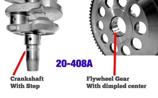 Crankshaft for Yamaha FX140 Cruiser, FX140 HO, Waverunner FX Cruiser HO, AR230 H