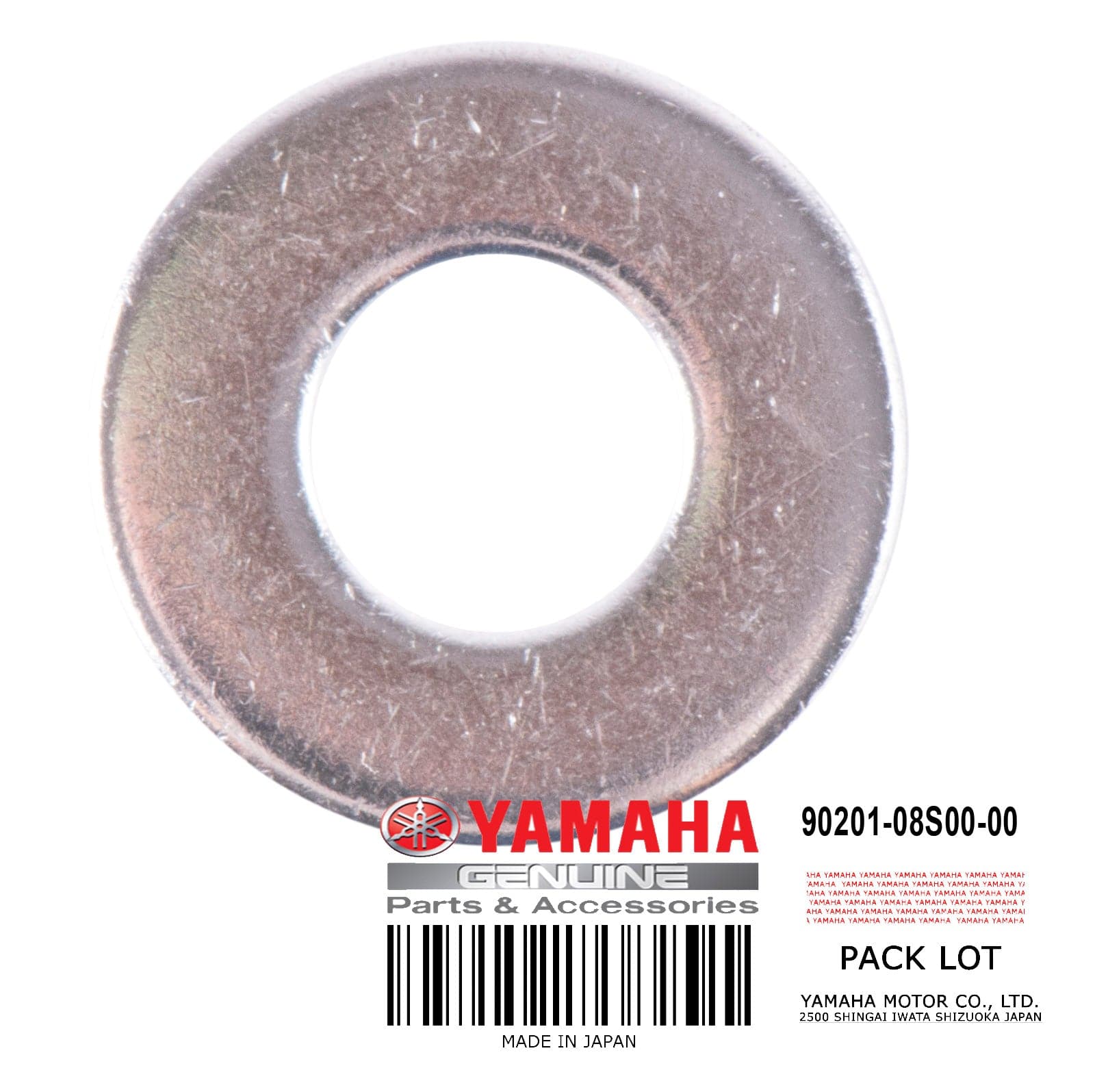 WASHER 8 FLAT