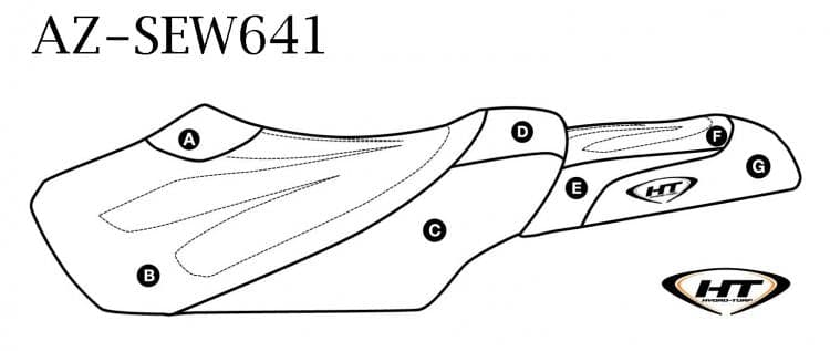 Hydro-Turf Premier Custom Seat Cover for Kawasaki STX-12F (06-11) / STX-15F (06-19) - Image 2