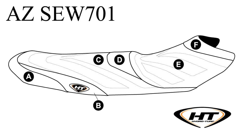 Hydro-Turf Premier Custom Seat Cover for Yamaha EX, EX Sport, EX Deluxe (17-20)
