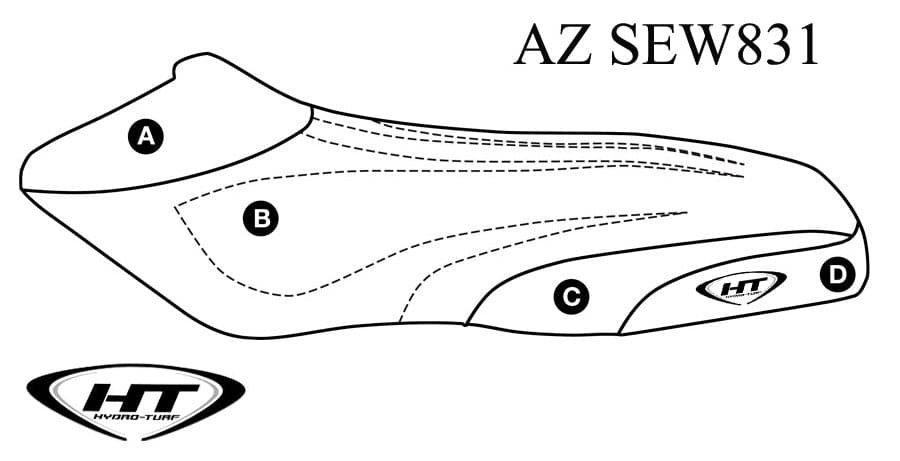 Hydro-Turf Premier Custom Seat Cover for Sea Doo GX / GSX