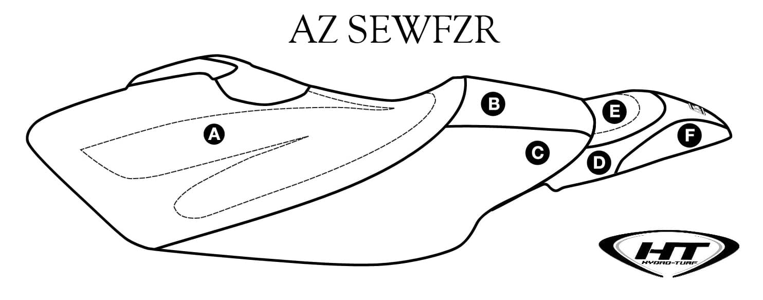 Hydro-Turf Premier Seat Cover for Yamaha FZR (09-11) Custom