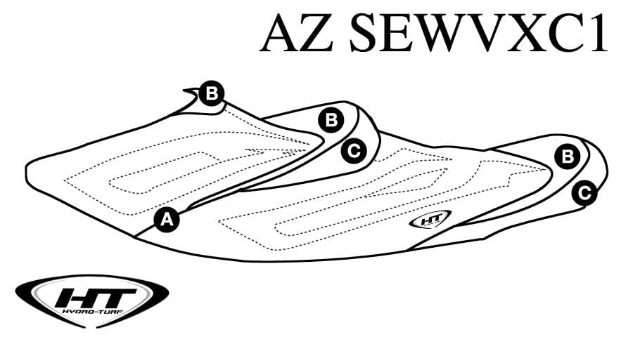 Hydro-Turf Premier Seat Cover for Yamaha VX Cruiser (10-14) Custom Cover