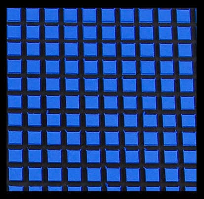 Cut Waffle Two-Tone Hydro-Turf Traction Mat Sheet with PSA