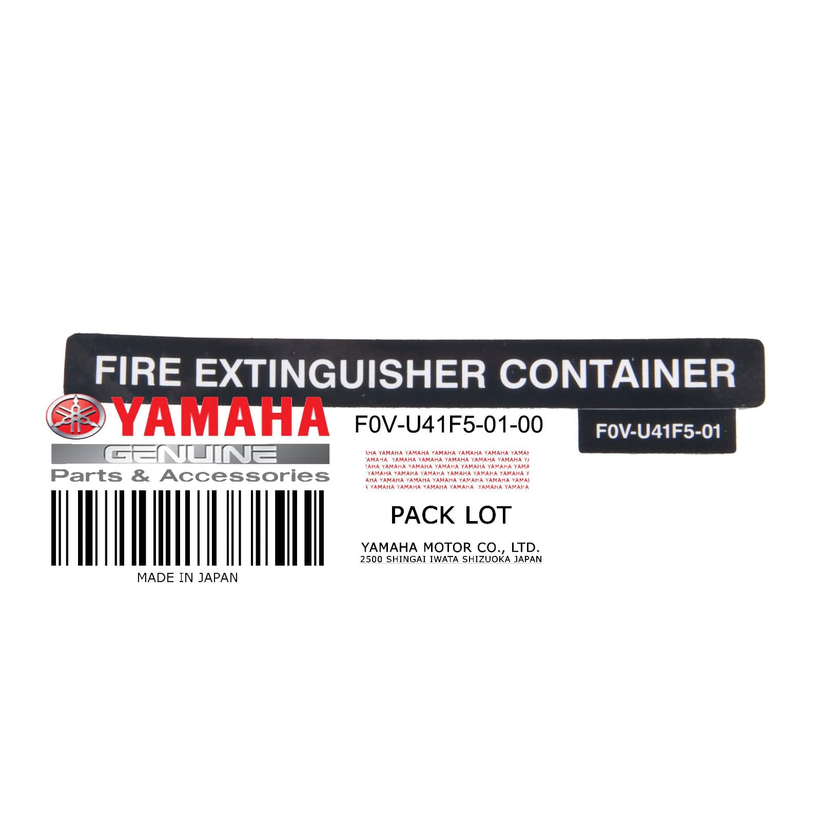LABEL FIRE EXTING