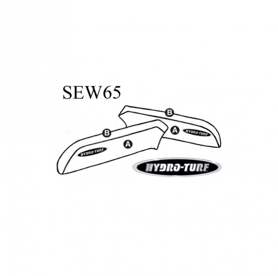 Hydro-Turf 650 SX Side Covers only (no plastic components)