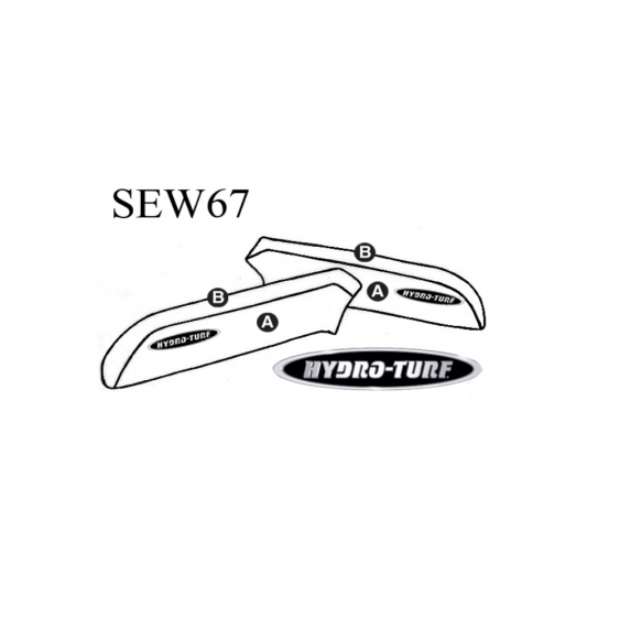 Hydro-Turf 750 SX Side Covers only (no plastic components)