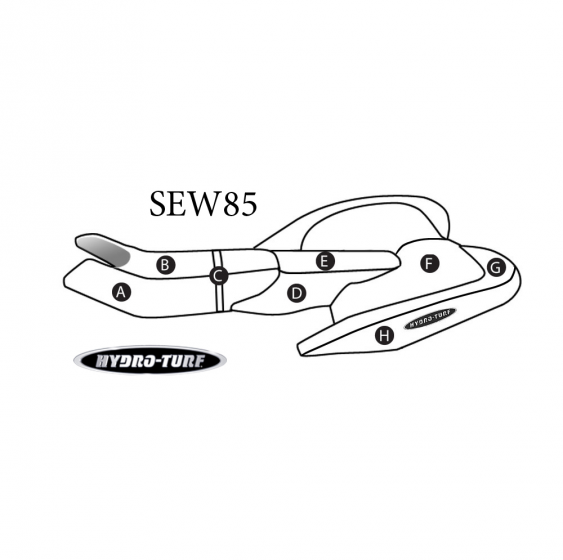 Hydro-Turf seat cover for LRV