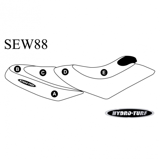 Hydro-Turf seat cover for GTX Di (02-03) / GTX 4-Tec (02-06) / RXT (05-09)