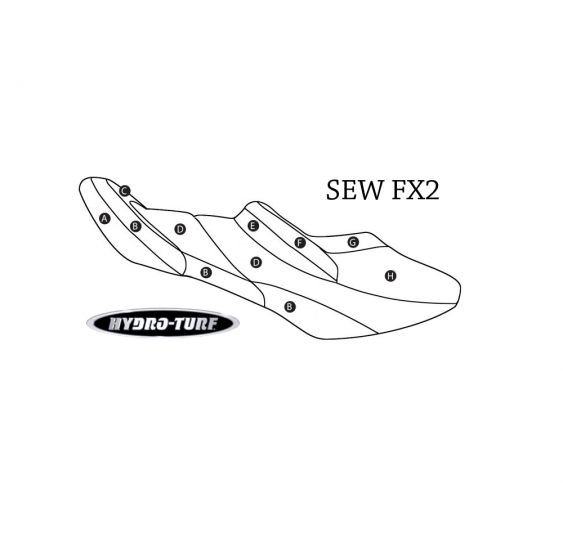 Hydro-Turf seat cover for FX Cruiser/ FX Cruiser HO (05-08)