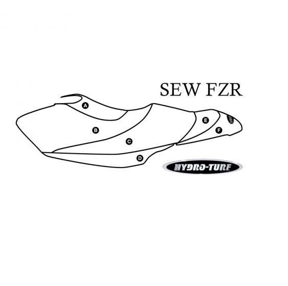 Hydro-Turf seat cover for FZR (09-11)